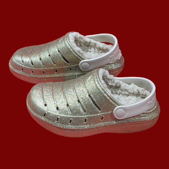 Rugged Shark - Unisex Kids Casual Lined - Clogs - Gold - 12 - Picture 12 of 14